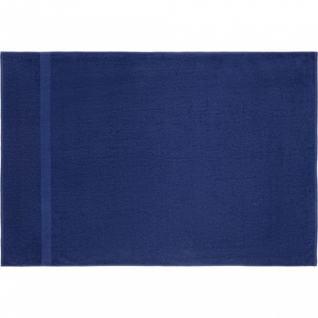 Полотенце Soft Me Light XL, синее с логотипом  заказать по выгодной цене в кибермаркете AvroraStore
