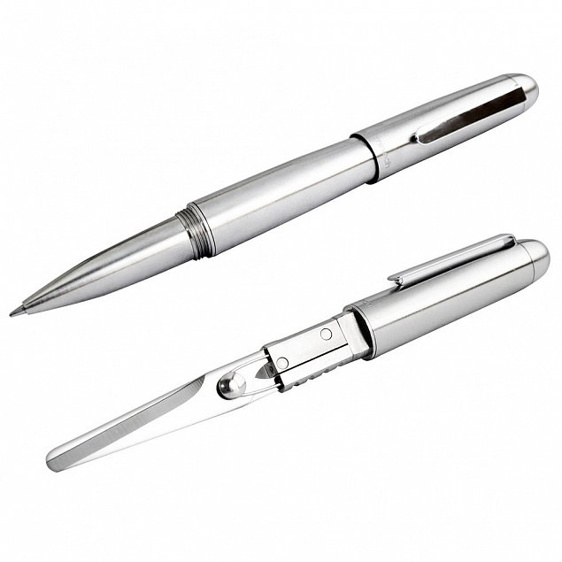 Мультитул Xcissor Pen Standard, серебристый с логотипом  заказать по выгодной цене в кибермаркете AvroraStore