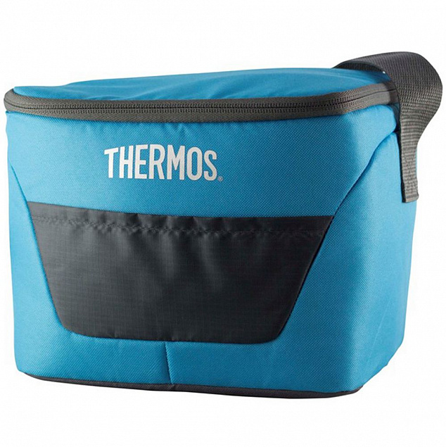 Термосумка Thermos Classic 9 Can Cooler, бирюзовая с логотипом  заказать по выгодной цене в кибермаркете AvroraStore