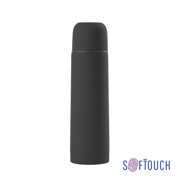 Термос "Крит" 500 мл, покрытие soft touch с логотипом  заказать по выгодной цене в кибермаркете AvroraStore