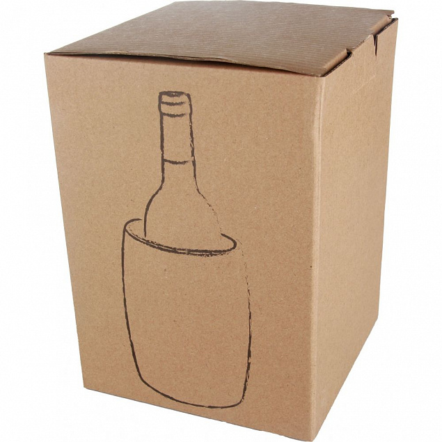 Кулер для вина Icewise, серебристый с логотипом  заказать по выгодной цене в кибермаркете AvroraStore