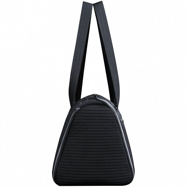 Спортивная сумка FlexPack Gym, темно-серая с логотипом  заказать по выгодной цене в кибермаркете AvroraStore