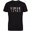 Футболка Human, черная с логотипом  заказать по выгодной цене в кибермаркете AvroraStore