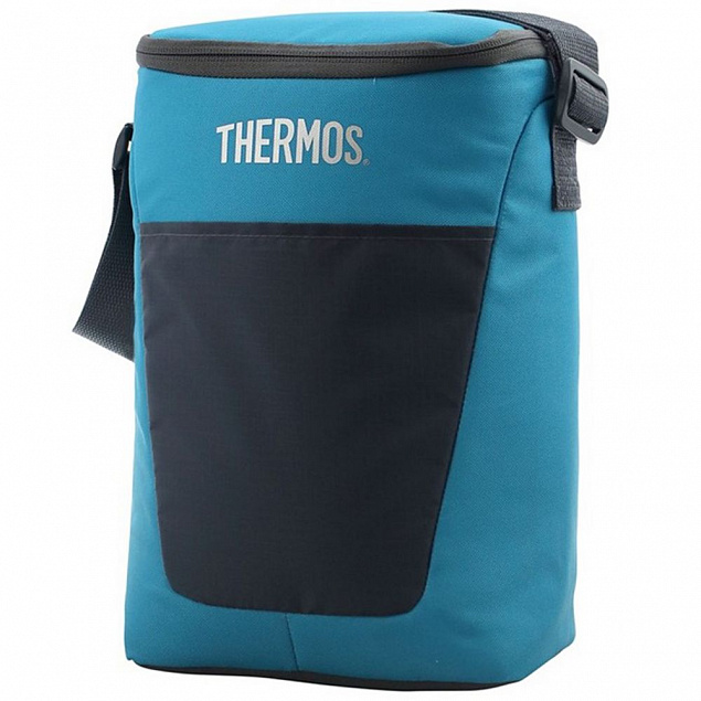 Термосумка Thermos Classic 12 Can Cooler, бирюзовая с логотипом  заказать по выгодной цене в кибермаркете AvroraStore