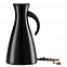 Термокувшин Vacuum, высокий, глянцевый черный с логотипом  заказать по выгодной цене в кибермаркете AvroraStore