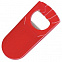 Открывалка  "Кулачок" красная, 9,5х4,5х1,2 см;  фростированный пластик/ тампопечать с логотипом  заказать по выгодной цене в кибермаркете AvroraStore