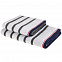 Полотенце Athleisure Strip Medium, белое с логотипом  заказать по выгодной цене в кибермаркете AvroraStore
