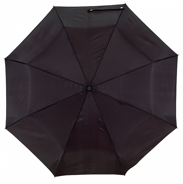 Автоматический ветрозащитный карманный зонт ORIANA, черный с логотипом  заказать по выгодной цене в кибермаркете AvroraStore