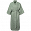 Халат вафельный женский Boho Kimono, зеленая мята с логотипом  заказать по выгодной цене в кибермаркете AvroraStore