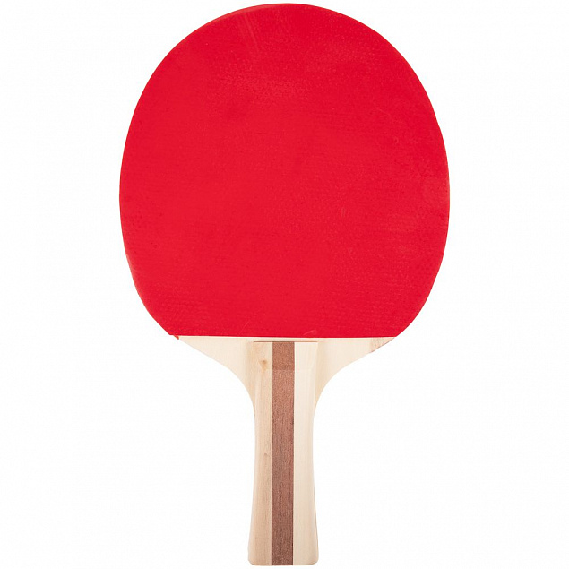 Набор для настольного тенниса High Scorer, черно-красный с логотипом  заказать по выгодной цене в кибермаркете AvroraStore