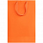 Пакет бумажный Porta M, оранжевый с логотипом  заказать по выгодной цене в кибермаркете AvroraStore