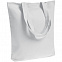 Холщовая сумка Avoska, молочно-белая с логотипом  заказать по выгодной цене в кибермаркете AvroraStore