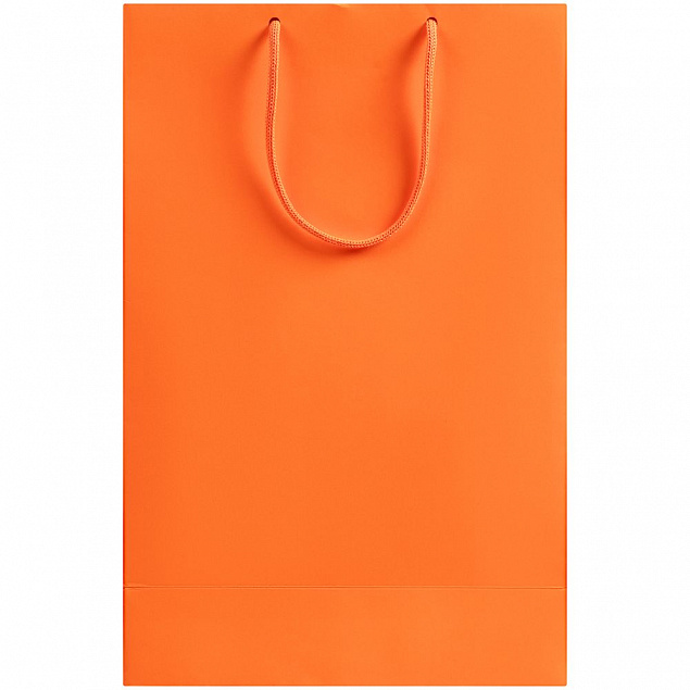 Пакет бумажный Porta M, оранжевый с логотипом  заказать по выгодной цене в кибермаркете AvroraStore