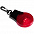 Светоотражатель с подсветкой Watch Out, красный с логотипом  заказать по выгодной цене в кибермаркете AvroraStore