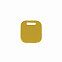 Шильд на ляссе квадрат 17*20*1 мм мет. золотое покрытие с логотипом  заказать по выгодной цене в кибермаркете AvroraStore