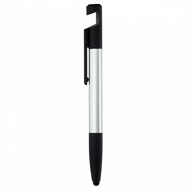 Мультитул в виде шариковой ручки, серый   с логотипом  заказать по выгодной цене в кибермаркете AvroraStore