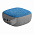 Беспроводная колонка Chubby, серая с голубым с логотипом  заказать по выгодной цене в кибермаркете AvroraStore
