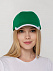 Бейсболка Honor, зеленая с белым кантом с логотипом  заказать по выгодной цене в кибермаркете AvroraStore