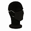 Двухслойная многоразовая маска из хлопка с логотипом  заказать по выгодной цене в кибермаркете AvroraStore