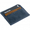 Чехол для карточек Apache, синий с логотипом  заказать по выгодной цене в кибермаркете AvroraStore