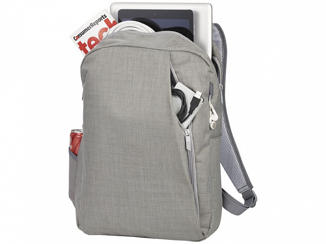 Рюкзак «Zip» для ноутбука 15" с логотипом  заказать по выгодной цене в кибермаркете AvroraStore