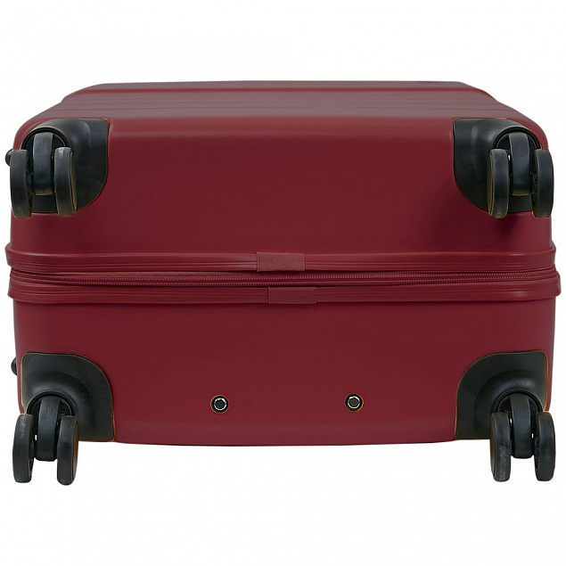 Чемодан Modus M, малиново-красный с логотипом  заказать по выгодной цене в кибермаркете AvroraStore