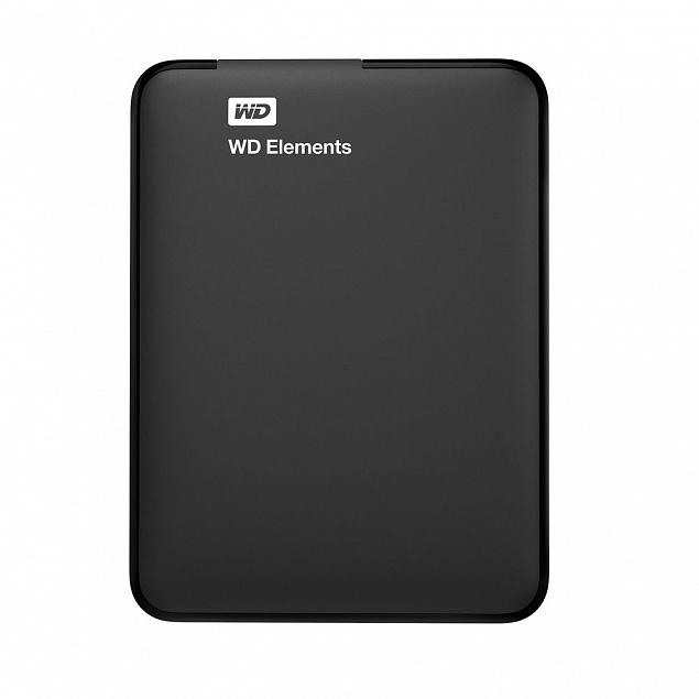 Внешний диск WD Elements, USB 3.0, 1Тб, черный с логотипом  заказать по выгодной цене в кибермаркете AvroraStore