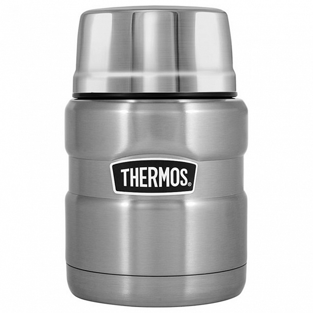 Термос для еды Thermos SK3000, серебристый с логотипом  заказать по выгодной цене в кибермаркете AvroraStore