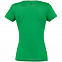 Футболка женская MISS 150, ярко-зеленая с логотипом  заказать по выгодной цене в кибермаркете AvroraStore