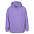 Худи флисовое унисекс Manakin, фиолетовое с логотипом  заказать по выгодной цене в кибермаркете AvroraStore