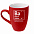 Кружка «Бабон» с покрытием софт-тач, ярко-красная с логотипом  заказать по выгодной цене в кибермаркете AvroraStore
