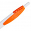 Ручка шариковая Champion, белая с черным с логотипом  заказать по выгодной цене в кибермаркете AvroraStore