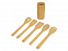 Набор кухонных принадлежностей из бамбука 6в1 Bestie с логотипом  заказать по выгодной цене в кибермаркете AvroraStore