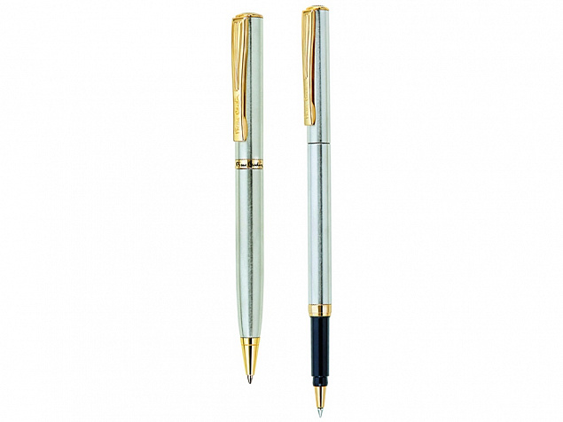 Набор «Pen and Pen»: ручка шариковая, ручка-роллер с логотипом  заказать по выгодной цене в кибермаркете AvroraStore