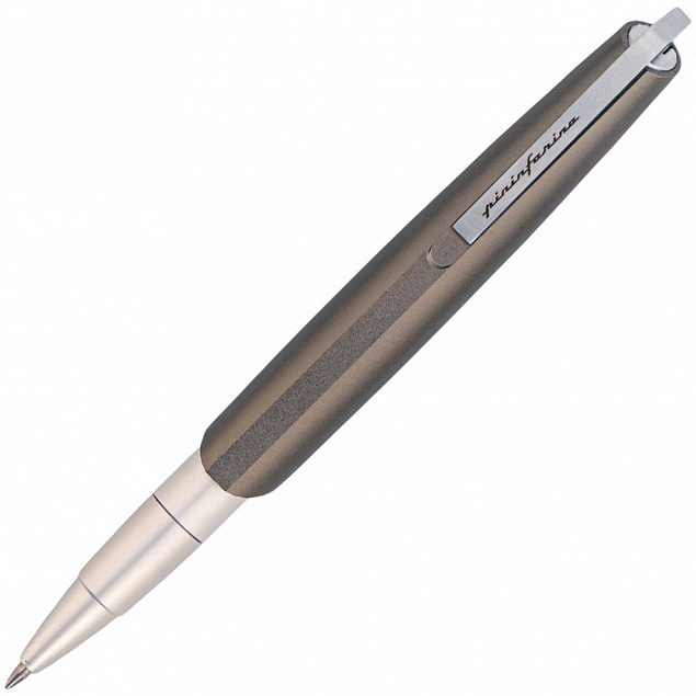 Шариковая ручка PF Go, серая с логотипом  заказать по выгодной цене в кибермаркете AvroraStore