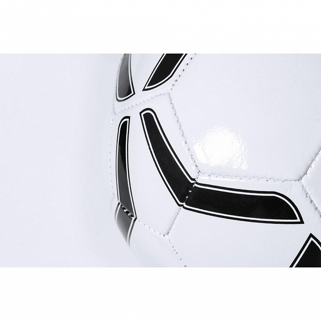 Футбольный мяч, размер 5, черно-белый с логотипом  заказать по выгодной цене в кибермаркете AvroraStore