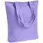 Холщовая сумка Avoska, сиреневая с логотипом  заказать по выгодной цене в кибермаркете AvroraStore