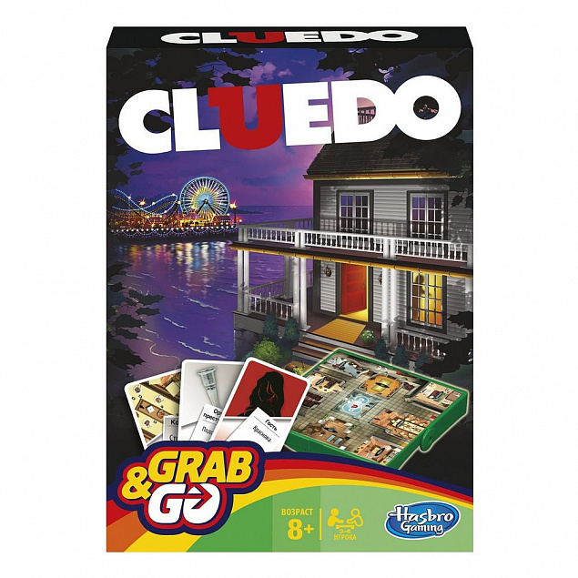 Игра настольная Cluedo, дорожная версия с логотипом  заказать по выгодной цене в кибермаркете AvroraStore