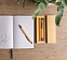Набор Bamboo с ручкой и карандашом в коробке с логотипом  заказать по выгодной цене в кибермаркете AvroraStore