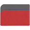 Чехол для карточек Dual, красный с логотипом  заказать по выгодной цене в кибермаркете AvroraStore