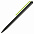 Шариковая ручка GrafeeX в чехле, черная с желтым с логотипом  заказать по выгодной цене в кибермаркете AvroraStore