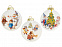 Набор новогодних шаров, 3 шт с логотипом  заказать по выгодной цене в кибермаркете AvroraStore