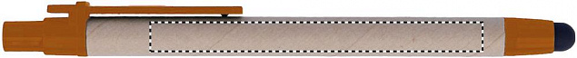 Ручка шариковая из картона с логотипом  заказать по выгодной цене в кибермаркете AvroraStore