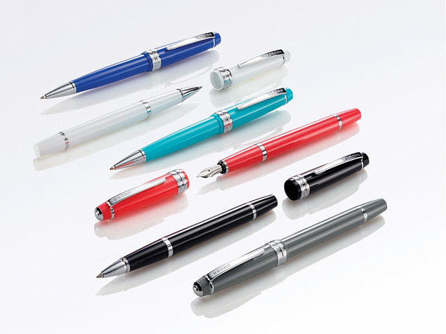Ручка перьевая «Bailey Light Blue», перо XF с логотипом  заказать по выгодной цене в кибермаркете AvroraStore