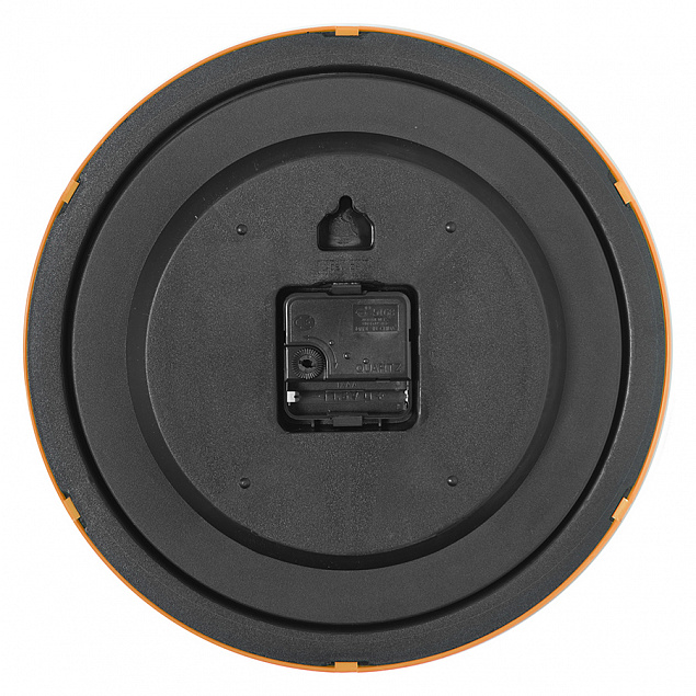 Часы настенные "ПРОМО" разборные ; оранжевый,  D28,5 см; пластик с логотипом  заказать по выгодной цене в кибермаркете AvroraStore
