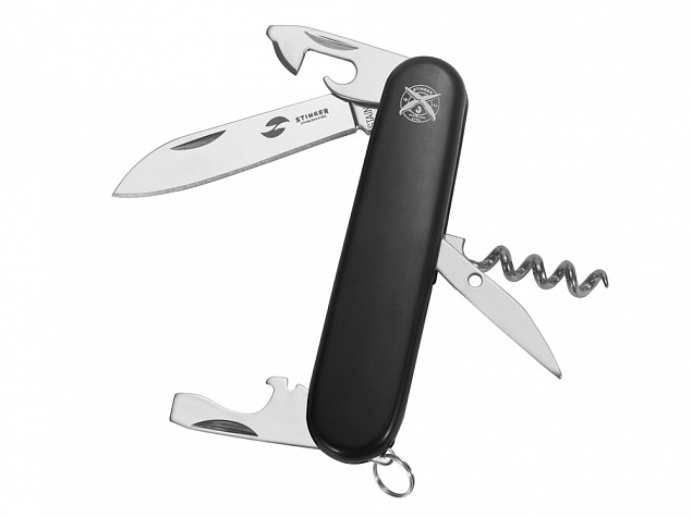 Нож перочинный, 90 мм, 10 функций с логотипом  заказать по выгодной цене в кибермаркете AvroraStore