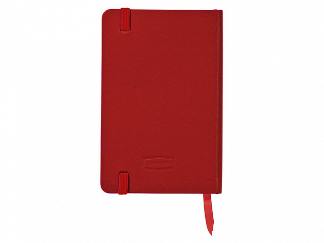 Блокнот классический карманный Juan А6, красный с логотипом  заказать по выгодной цене в кибермаркете AvroraStore