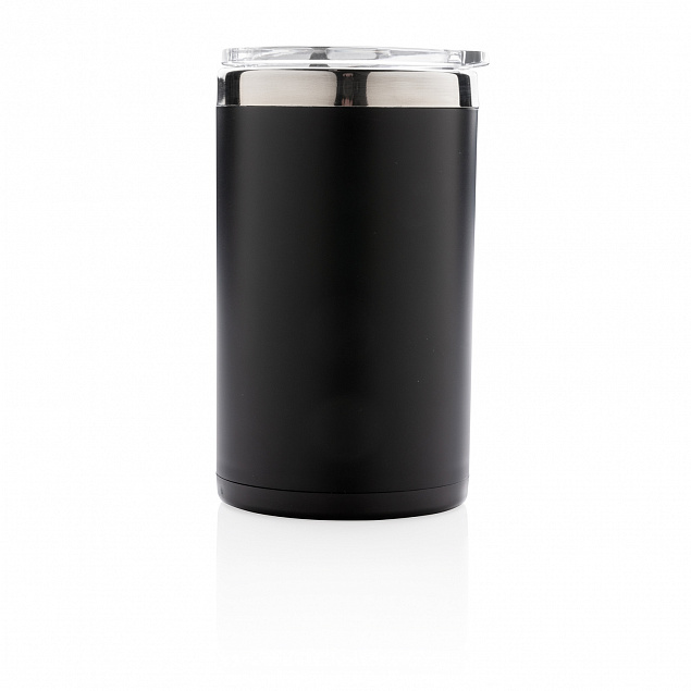 Компактная термокружка Light up, черный с логотипом  заказать по выгодной цене в кибермаркете AvroraStore