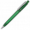 Ручка шариковая Semyr Frost, зеленая с логотипом  заказать по выгодной цене в кибермаркете AvroraStore