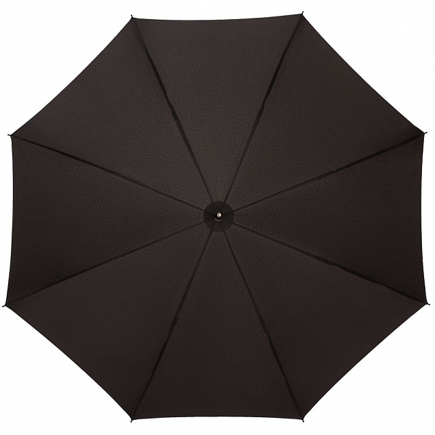 Зонт-трость LockWood, черный с логотипом  заказать по выгодной цене в кибермаркете AvroraStore